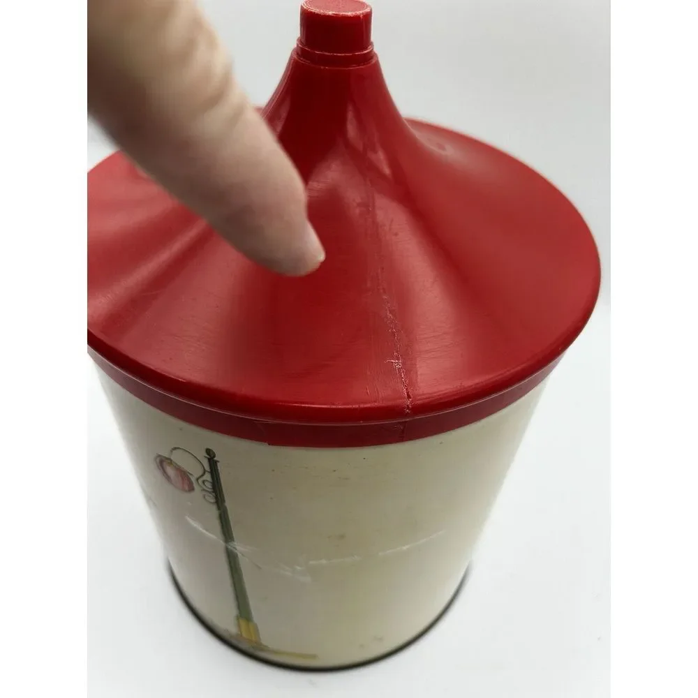 Vintage Ballonoff Cookie‎ Canister Cookie Trolley Metal Tin Container